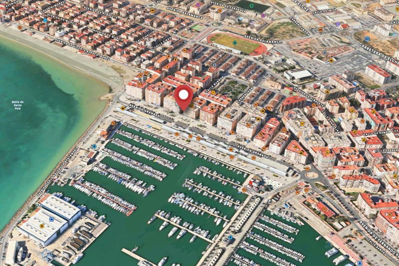 Апартаменты Nuevo A Estrenar. Vistas Al Mar, Terraza, Ascensor Санта Пола Экстерьер фото